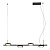 Подвесная светодиодная люстра Crystal Lux CLT 027C4 L1000 BL