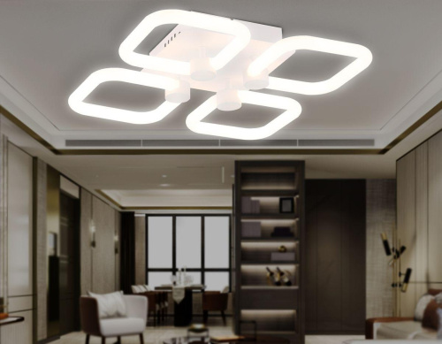 Потолочная светодиодная люстра Ambrella light Acrylica Original FA3819 Потолочная светодиодная люстра Ambrella light Acrylica Original FA3819