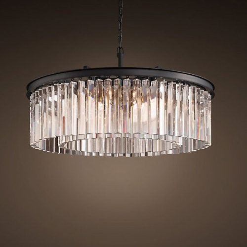 Люстра Odeon 10B black/clear