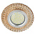 Встраиваемый светильник Fametto Fiore DLS-F131 GU5.3 Chrome/Gold