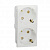 Розетка двойная Schneider Electric Unica New Modular с/з со шторками NU306718A