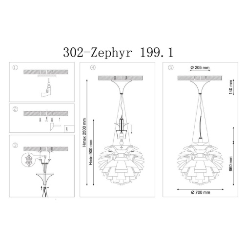 Подвесной светильник Lucia Tucci Zephyr 199.1 D720 Bianco Подвесной светильник Lucia Tucci Zephyr 199.1 D720 Bianco