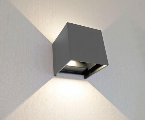 Уличный настенный светодиодный светильник Kink Light Куб 08585,16(3000K) Уличный настенный светодиодный светильник Kink Light Куб 08585,16(3000K)