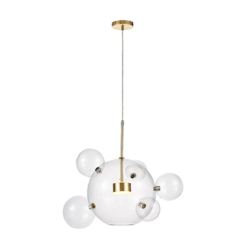 Подвесной светодиодный светильник Lumina Deco Neroni LDP 6016-5+1 GD Подвесной светодиодный светильник Lumina Deco Neroni LDP 6016-5+1 GD