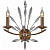 Бра Illumico IL2307-2WOR-39 GD