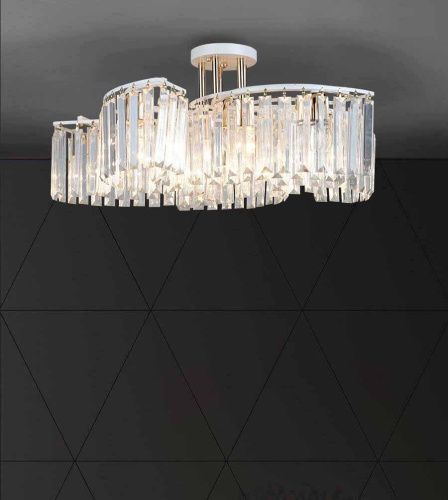 Потолочная люстра Seven Fires Iveya WD3549/10C-WT-FGD-CL Потолочная люстра Seven Fires Iveya WD3549/10C-WT-FGD-CL