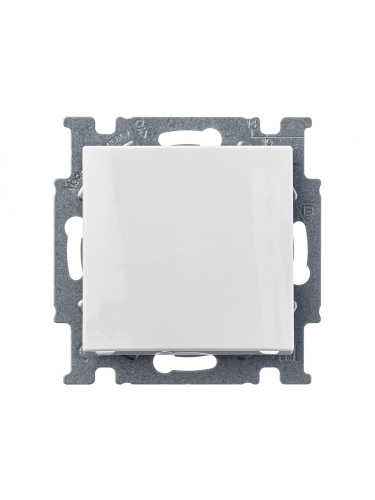 Выключатель одноклавишный ABB Basic55 10A 250V альпийский белый 2CKA001012A2139