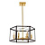 Подвесная люстра Lumina Deco Lorton LDP 1142-6 BK+MD