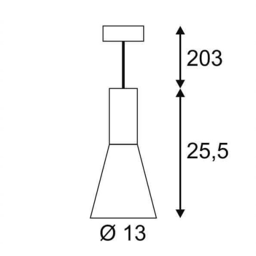 Подвесной светильник SLV Phelia PD-Cone 133330 Подвесной светильник SLV Phelia PD-Cone 133330