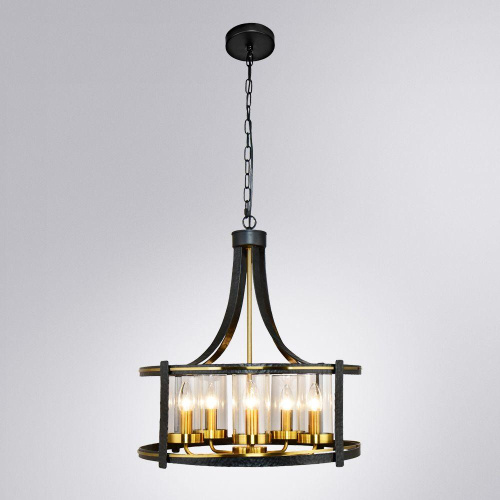 Подвесная люстра Arte Lamp Avior A7011SP-5BK Подвесная люстра Arte Lamp Avior A7011SP-5BK