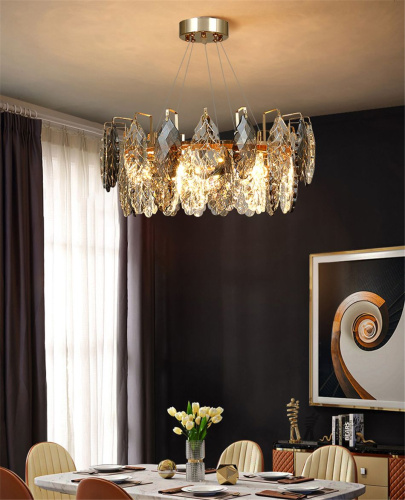 Люстра D8011P/R-600 gold/smoky Люстра D8011P/R-600 gold/smoky