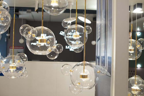 Подвесной светодиодный светильник Odeon Light Bubbles 4802/12LA