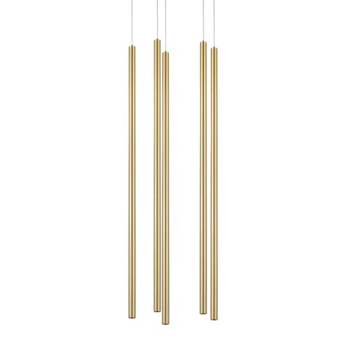 L5T747443 Люстра TUBO LED 25W 1600LM 25G ЗОЛОТО 4000K