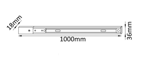 Шинопровод однофазный с питанием и заглушкой Crystal Lux CLT 0.11 01 L1000 BL Шинопровод однофазный с питанием и заглушкой Crystal Lux CLT 0.11 01 L1000 BL