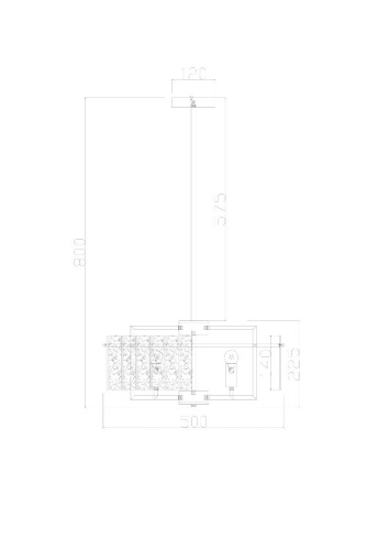 Подвесная люстра Freya Basilica FR5166PL-06BS Подвесная люстра Freya Basilica FR5166PL-06BS