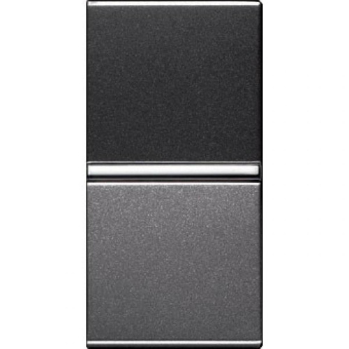 Переключатель одноклавишный ABB Zenit 16A 250V антрацит 2CLA210200N1801 Переключатель одноклавишный ABB Zenit 16A 250V антрацит 2CLA210200N1801