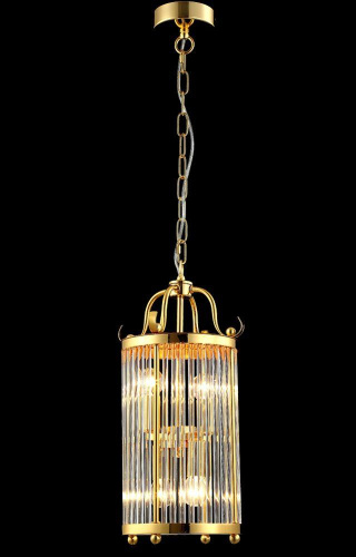 Подвесная люстра Crystal Lux Tadeo SP4 D200 Gold/Transparente Подвесная люстра Crystal Lux Tadeo SP4 D200 Gold/Transparente