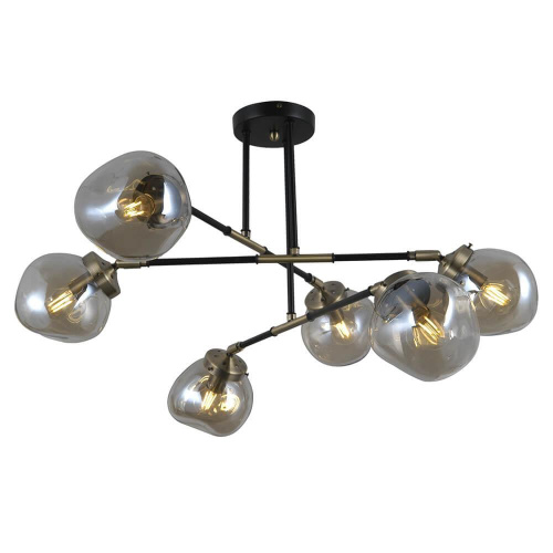 Потолочная люстра Seven Fires Kles SF4024/6C-BK-AB Потолочная люстра Seven Fires Kles SF4024/6C-BK-AB