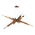 Подвесная светодиодная люстра Loft IT Glowworm 10160 Dark wood