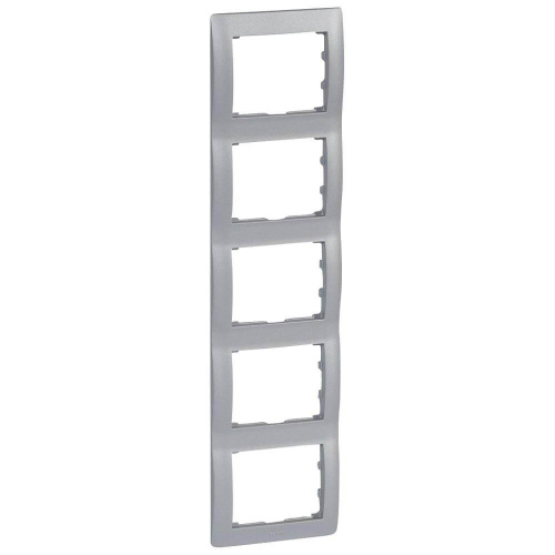 Рамка 5-постовая Legrand Galea Life алюминий 771309 Рамка 5-постовая Legrand Galea Life алюминий 771309