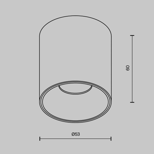 Потолочный светильник Technical C064CL-5W2.7K-RD-WB Потолочный светильник Technical C064CL-5W2.7K-RD-WB