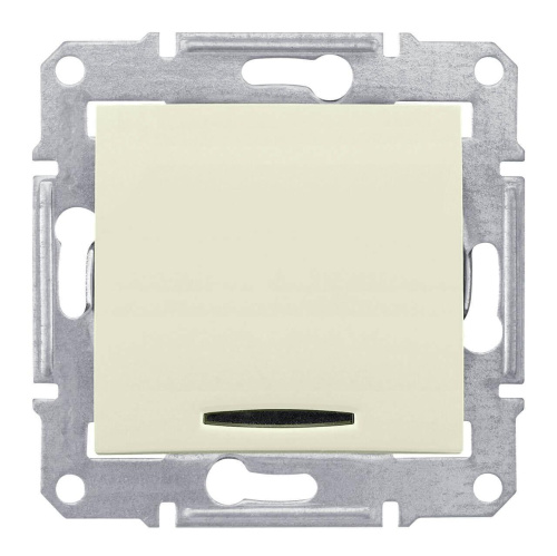 Переключатель одноклавишный с синей подсветкой Schneider Electric Sedna 16A 250V SDN1500247 Переключатель одноклавишный с синей подсветкой Schneider Electric Sedna 16A 250V SDN1500247