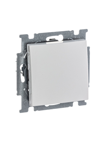 Выключатель одноклавишный ABB Basic55 10A 250V альпийский белый 2CKA001012A2139