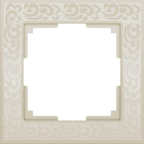 Рамка Werkel Flock на 1 пост слоновая кость WL05-Frame-01-ivory 4690389046902 Рамка Werkel Flock на 1 пост слоновая кость WL05-Frame-01-ivory 4690389046902