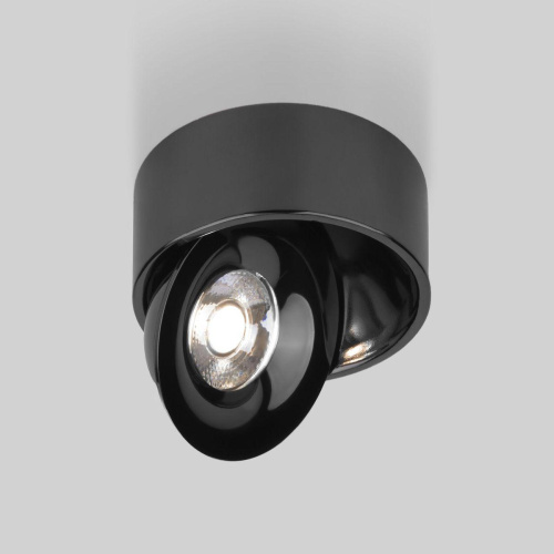 Накладной светодиодный светильник Elektrostandard Glide 25100/Led черный жемчуг a059330 Накладной светодиодный светильник Elektrostandard Glide 25100/Led черный жемчуг a059330