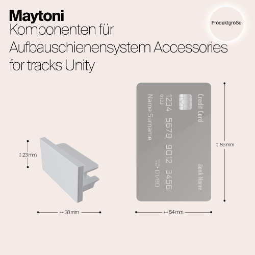 Заглушка Maytoni Track TRA001EC-11W Заглушка Maytoni Track TRA001EC-11W
