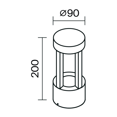 Настенный светильник (бра) Outdoor O458WL-L9GF3K Настенный светильник (бра) Outdoor O458WL-L9GF3K