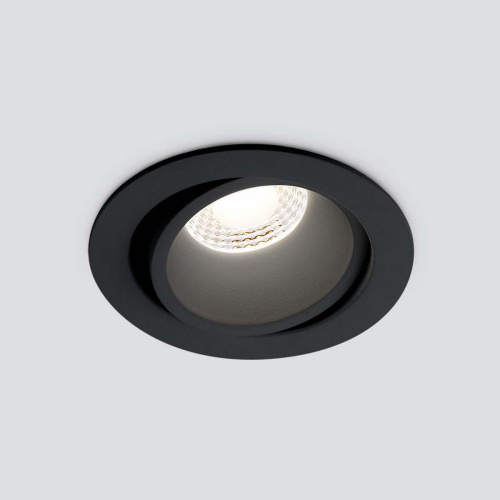 Встраиваемый светодиодный светильник Elektrostandard 15267/LED 7W 4200K черный/черный a055722 Встраиваемый светодиодный светильник Elektrostandard 15267/LED 7W 4200K черный/черный a055722