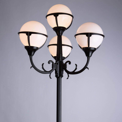 Садово-парковый светильник Arte Lamp Monaco A1497PA-4BK Садово-парковый светильник Arte Lamp Monaco A1497PA-4BK