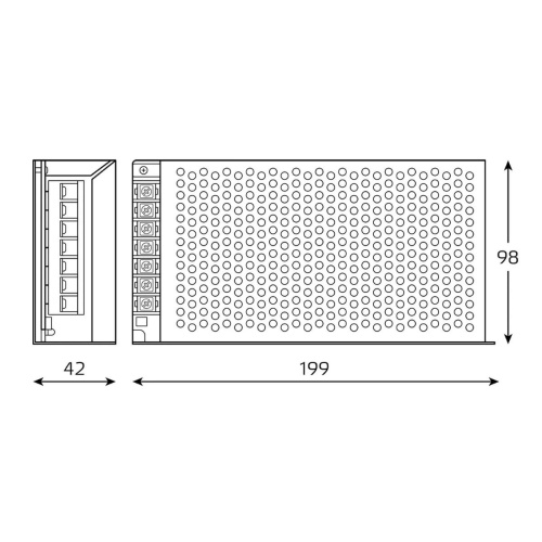 Блок питания Gauss 150W 12V IP20 BT506 Блок питания Gauss 150W 12V IP20 BT506