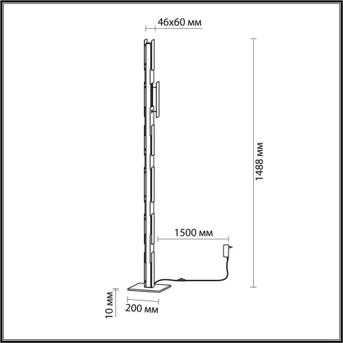 Торшер Odeon Light Fierro 4991/36FL Торшер Odeon Light Fierro 4991/36FL