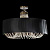Потолочная люстра Newport 1408/S black М0048074