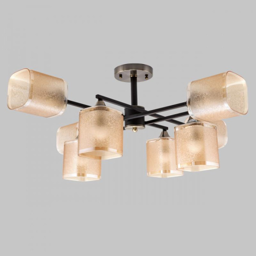 Потолочная люстра IMEX MD.4212-8-S-BK+AB Потолочная люстра IMEX MD.4212-8-S-BK+AB