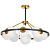 Подвесная люстра Lumina Deco Donzano LDP 8034-9 BK+WT