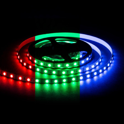 Светодиодная лента OGM 14,4W/m 60LED/m 5050SMD разноцветный (RGB) 5M LSE-271 Светодиодная лента OGM 14,4W/m 60LED/m 5050SMD разноцветный (RGB) 5M LSE-271