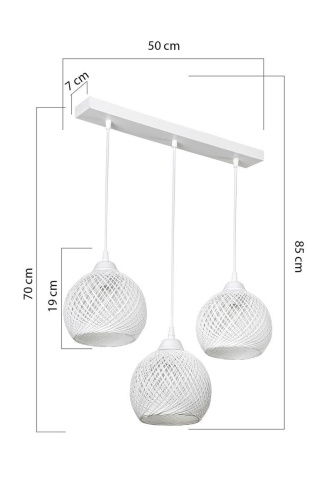 Подвесная люстра Toplight Lizbeth TL1612L-03WH Подвесная люстра Toplight Lizbeth TL1612L-03WH