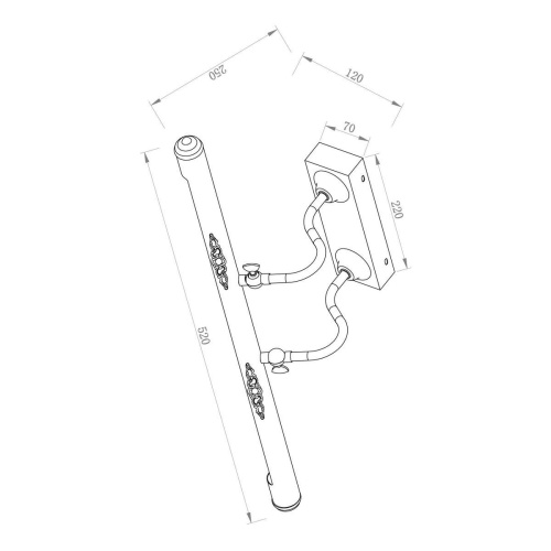Подсветка для картин Maytoni Oculus MIR014WL-L10G3K Подсветка для картин Maytoni Oculus MIR014WL-L10G3K
