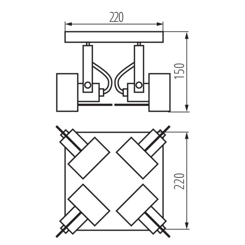 Спот Kanlux SONDA II EL-4O W 34929 Спот Kanlux SONDA II EL-4O W 34929