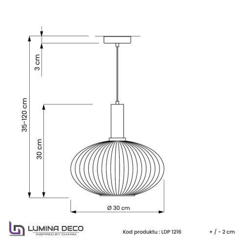 Подвесной светильник Lumina Deco Floril LDP 1216-1 WT+BK Подвесной светильник Lumina Deco Floril LDP 1216-1 WT+BK