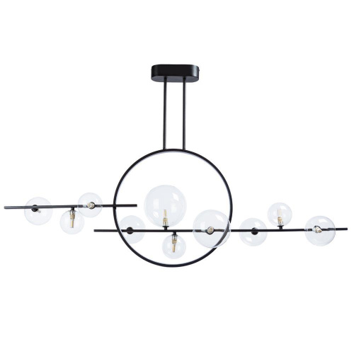 Подвесная светодиодная люстра Arte Lamp Saturn A7790SP-75BK Подвесная светодиодная люстра Arte Lamp Saturn A7790SP-75BK