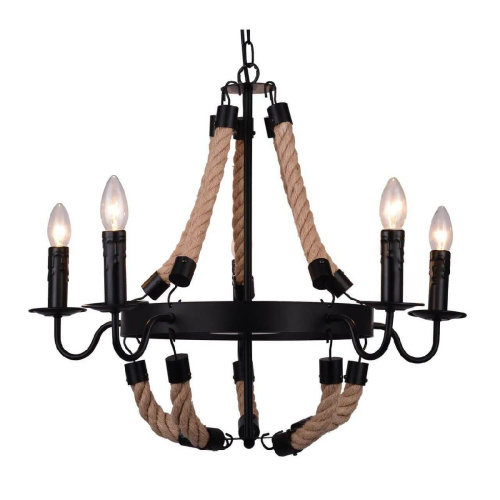 Подвесная люстра Arte Lamp Marsiglia A8956LM-5BK Подвесная люстра Arte Lamp Marsiglia A8956LM-5BK