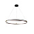 Подвесная люстра Crystal Lux FERNANDO SP88W LED D1000 COFFEE/BLACK