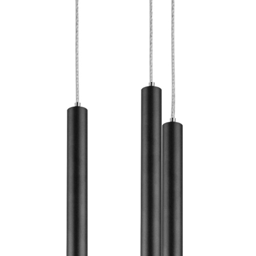 L5T747447 Люстра TUBO LED 25W 1600LM 25G ЧЕРНЫЙ 4000K