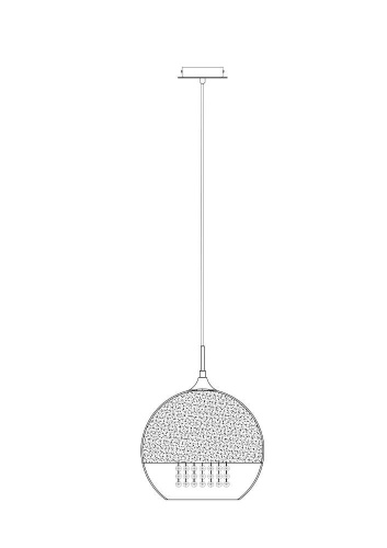 Подвесной светильник Maytoni Fermi P140-PL-170-1-G Подвесной светильник Maytoni Fermi P140-PL-170-1-G