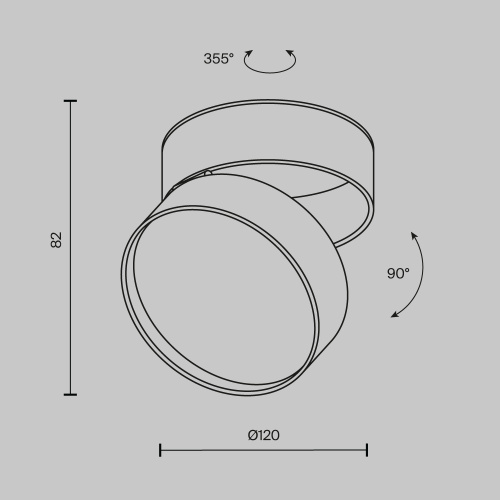 Потолочный светильник Technical C024CL-18W3K-B-1 Потолочный светильник Technical C024CL-18W3K-B-1