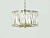 Подвесная люстра Newport Elizabeth 10124/C gold М0070510